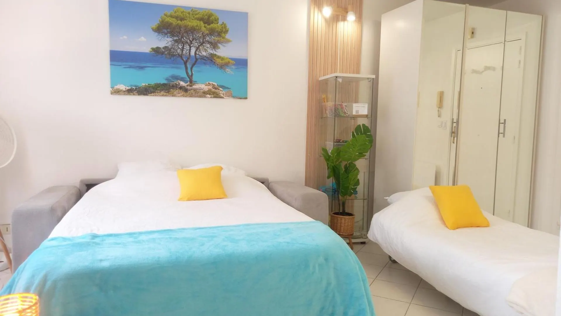 Adorable Studio A 200M De La Mer , Frais , Bien Equipe Et Proche Des Commodites Cagnes-sur-Mer