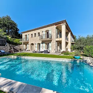 Villa Bastide D'architecte En Pierre, Cagnes-sur-Mer
