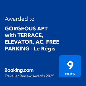 Apartment Gorgeous With Terrace, Elevator, Ac, Free Parking - Le Regis, Cagnes-sur-Mer